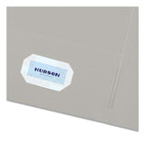 Two-pocket Folder, 40-sheet Capacity, Gray, 25-box