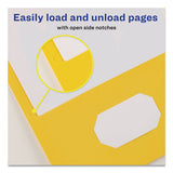 Two-pocket Folder, 40-sheet Capacity, Yellow, 25-box