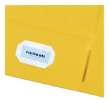 Two-pocket Folder, 40-sheet Capacity, Yellow, 25-box