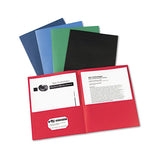 Two-pocket Folder, 40-sheet Capacity, Assorted Colors, 25-box