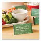 Small Tent Card, White, 2 X 3 1-2, 4 Cards-sheet, 160-box