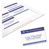 Name Badge Insert Refills, Horizontal-vertical, 2 1-4 X 3 1-2, White, 400-box