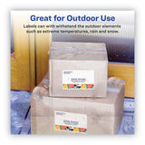 Waterproof Shipping Labels With Trueblock Technology, Laser Printers, 5.5 X 8.5, White, 2-sheet, 50 Sheets-pack