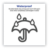 Waterproof Shipping Labels With Trueblock Technology, Laser Printers, 5.5 X 8.5, White, 2-sheet, 50 Sheets-pack