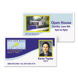 Clean Edge Business Cards, Laser, 2 X 3 1-2, White, 200-pack