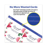 Print-to-the-edge Microperforated Business Cards With Sure Feed Technology, Color Laser, 2 X 3.5, Wht, 160-pk