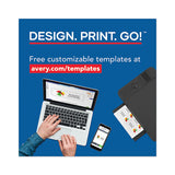 Print-to-the-edge Microperforated Business Cards With Sure Feed Technology, Color Laser, 2 X 3.5, Wht, 160-pk