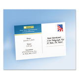 Postcards, Color Laser Printing, 4 X 6, Uncoated White, 2 Cards-sheet, 80-box