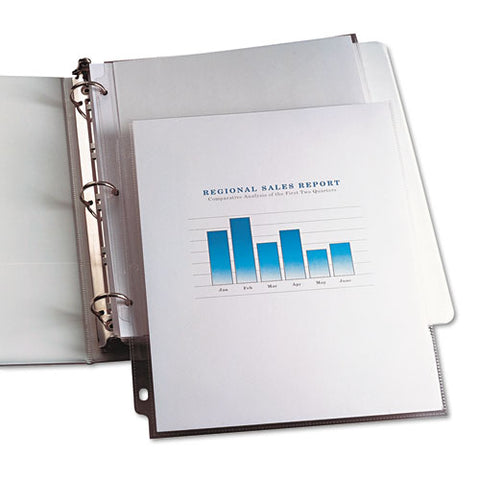 Top-load Vinyl Sheet Protectors, Heavy Gauge, Letter, Clear, 100-box