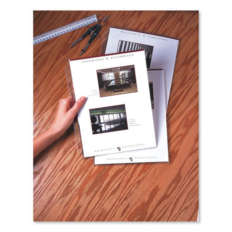 Top-load Poly Sheet Protectors, Heavy Gauge, Letter, Diamond Clear, 100-box