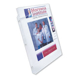 Top-load Poly Sheet Protector, Super Heavy Gauge, Letter, Diamond Clear, 50-box