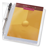 Multi-page Top-load Sheet Protectors, Heavy Gauge, Letter, Clear, 25-pack