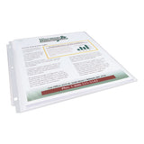 Multi-page Top-load Sheet Protectors, Heavy Gauge, Letter, Clear, 25-pack