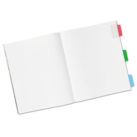 Ultra Tabs Repositionable Standard Tabs, 1-5-cut Tabs, Assorted Primary Colors, 2" Wide, 24-pack