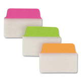 Ultra Tabs Repositionable Standard Tabs, 1-5-cut Tabs, Assorted Neon, 2" Wide, 48-pack