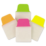 Ultra Tabs Repositionable Mini Tabs, 1-5-cut Tabs, Assorted Neon, 1" Wide, 40-pack