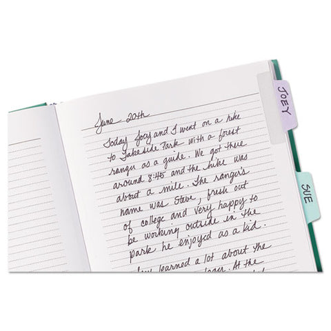 Ultra Tabs Repositionable Margin Tabs, 1-5-cut Tabs, Assorted Pastels, 2.5" Wide, 24-pack