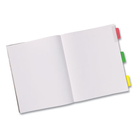 Ultra Tabs Repositionable Margin Tabs, 1-5-cut Tabs, Assorted Primary Colors, 2.5" Wide, 48-pack