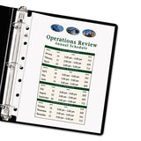 Top Load Sheet Protector, Heavyweight, 8.5 X 5 1-2, Clear, 25-pack