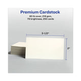 Printable Microperforated Business Cards With Sure Feed Technology, Inkjet, 2 X 3.5, Ivory, Matte, 250-pack