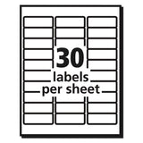 Matte Clear Easy Peel Mailing Labels W- Sure Feed Technology, Inkjet Printers, 1 X 2.63, Clear, 30-sheet, 25 Sheets-pack