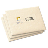 Matte Clear Easy Peel Mailing Labels W- Sure Feed Technology, Inkjet Printers, 1.33 X 4, Clear, 14-sheet, 25 Sheets-pack