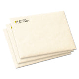Matte Clear Easy Peel Mailing Labels With Sure Feed Technology, Inkjet Printers, 0.5 X 1.75, Clear, 80-sheet, 25 Sheets-pack