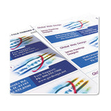 True Print Clean Edge Business Cards, Inkjet, 2 X 3 1-2, White, 200-pack