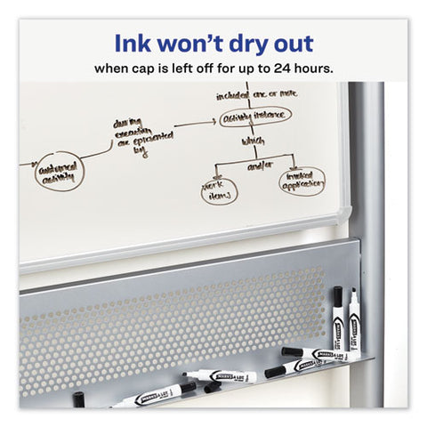 Marks A Lot Desk-style Dry Erase Marker Value Pack, Broad Chisel Tip, Assorted Colors, 24-pack