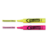 Hi-liter Desk-style Highlighters, Chisel Tip, Assorted Colors, 24-pack