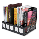Literature File, Five Slots, Black