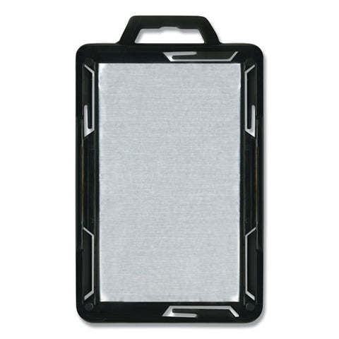 Secure-two Card Rfid Blocking Badge, 3.68 X 2.38, Black, 20-pack