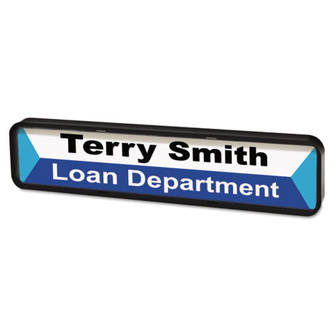 Diy Sign, Plastic, 9 3-8 X 2, Black