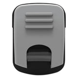 Grip-a-clip Magnetic-adhesive Clips, 0.13", Gray, 10-box