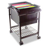 Heavy-duty File Shuttle, 17.13w X 14.25d X 20h, Black
