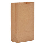 Grocery Paper Bags, 35 Lb Capacity, #10, 6.31" X 4.19" X 12.38", Kraft, 2,000 Bags