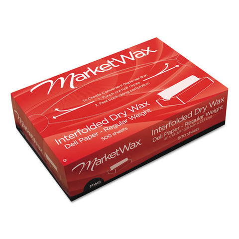 Qf12 Interfolded Drywax Deli Paper, 12 X 10 3-4, White, 500-box, 12 Boxes-carton
