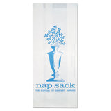 Nap Sack Sanitary Disposal Bags, 4" X 9", White, 1,000-carton