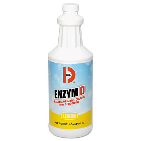 Enzym D Digester Liquid Deodorant, Lemon, 32oz, 12-carton