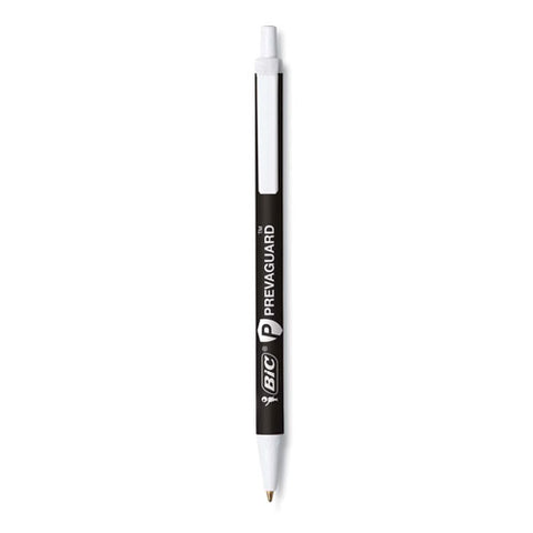 Prevaguard Antimicrobial Retractable Ballpoint Pen, Medium 1 Mm, Black Ink-barrel, Dozen
