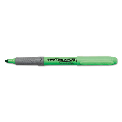 Brite Liner Grip Pocket Highlighter , Chisel Tip, Assorted Colors, 5-set