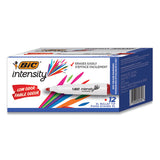 Intensity Low Odor Dry Erase Marker, Xl Bullet Tip, Red, Dozen