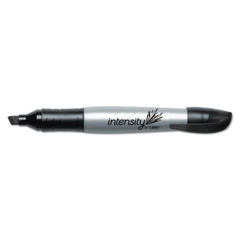 Intensity Chisel Tip Permanent Marker, Broad, Tuxedo Black, Dozen