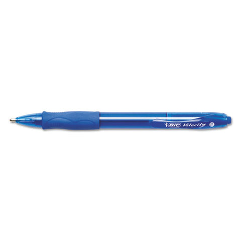 Velocity Atlantis Bold Retractable Ballpoint Pen Value Pack, 1.6 Mm, Blue Ink And Barrel, 36-pack