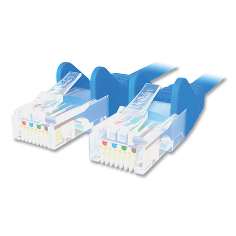 Cat5e Snagless Patch Cable, Rj45 Connectors, 15 Ft, Blue