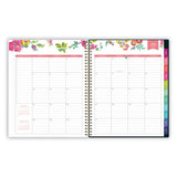 Day Designer Academic Year Cyo Weekly-monthly Planner, 11 X 8.5, Navy-floral, 2021-2022