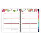 Day Designer Academic Year Cyo Weekly-monthly Planner, 11 X 8.5, Navy-floral, 2021-2022