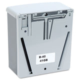 Classicseries Surface-mounted Liquid Soap Dispenser, 40 Oz, 5.81 X 3.31 X 6.88, Black-gray
