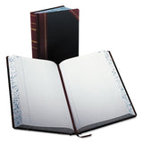 Record-account Book, Record Rule, Black-red, 500 Pages, 14 1-8 X 8 5-8