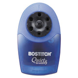Quietsharp 6 Classroom Electric Pencil Sharpener, Ac-powered, 6.13" X 10.69" X 9", Blue
